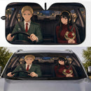 Loid Forger And Yor Forger Anime Spy × Family Custom Car Windshield Sunshades