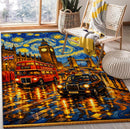 London Starry Night Rectangular Area Rug