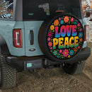 Love Peace Sign Car Spare Tire Cover