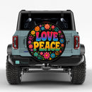 Love Peace Sign Car Spare Tire Cover