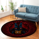 Lucario Pokemon Break Wall Round Rug