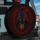 Lucario Pokemon Break Wall Jeep Car Spare Tire Cover