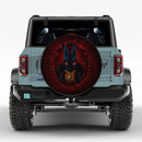Lucario Pokemon Break Wall Jeep Car Spare Tire Cover