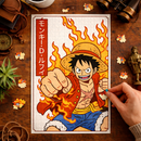 Luffy One Piece Japan Jigsaw Puzzle