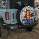 Luffy One Piece Comic Car Spare Tire Cover