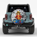 Luffy One Piece Comic Car Spare Tire Cover