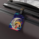 Luffy One Piece Love You To The Moon Galaxy Luggage Tag