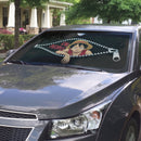Luffy One Piece Peeking Zip Custom Car Windshield Sunshades