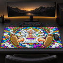 Luffy One Piece Stained Glass Desk Mat