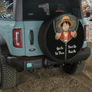 Luffy One Piece Zip Get In Shit Down Shut Up Hold On Car Spare Tire Cover