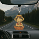 Luffy One Piece Anime Meditating Custom Car Ornament Car Accessories Decoration