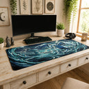 Lugia Storm Watercolor Desk Mat