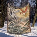 Lugia vs Ho-oh Pokemon Japan Style Woven Throw Blanket