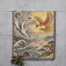 Lugia vs Ho-oh Pokemon Japan Style Woven Throw Blanket