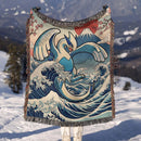 Lugia Pokemon Japan Style Woven Throw Blanket