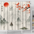 Lugia Pokemon In The Japan Landscape Shower Curtain
