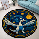 Lugia Starry Night Round Rug