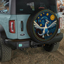 Lugia Starry Night Pokemon Stained Glass Jeep Car Spare Tire Cover