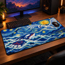 Lugia Vs Kyogre Legendary Pokemon Starry Night Desk Mat
