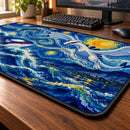 Lugia Vs Kyogre Legendary Pokemon Starry Night Desk Mat