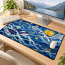 Lugia Vs Kyogre Legendary Pokemon Starry Night Desk Mat