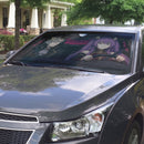 Lugner x Aura the Guillotine Frieren Beyond Journey's End Mockup Car Auto Sunshades