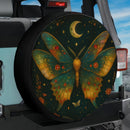 Luna Moth Moon Phase Art Butterfly Car Spare Tire Cover