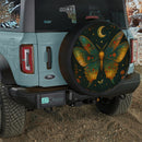 Luna Moth Moon Phase Art Butterfly Car Spare Tire Cover