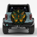 Luna Moth Moon Phase Art Butterfly Car Spare Tire Cover