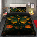 Luna Moth Moon Phase Art Butterfly Bedding Set
