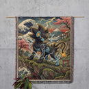 Luxray Pokemon Japan Style Woven Throw Blanket