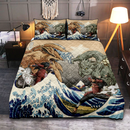 Madara Vs Hashirama The Great Wave Japan Quilt Bed Sets