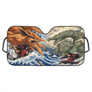 Madara Vs Hashirama The Great Wave Japan Custom Car Windshield Sunshades