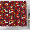 Magikarp Pokemon Pattern Shower Curtain