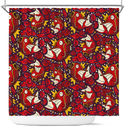 Magikarp Pokemon Pattern Shower Curtain