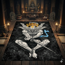 Mahoraga Grunge Jujutsu Kaisen Anime Rectangular Area Rug