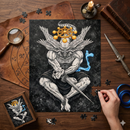 Mahoraga Grunge Jujutsu Kaisen Anime Jigsaw Puzzle