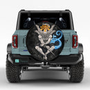 Mahoraga Grunge Jujutsu Kaisen Anime Car Spare Tire Cover