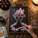 Majin Vegeta Grunge Jigsaw Puzzle