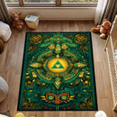 Majora Mask Zelda Rectangular Area Rug
