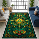 Majora Mask Zelda Rectangular Area Rug