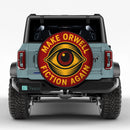 Make Orwell Fiction Again Car Spare Tire Cover