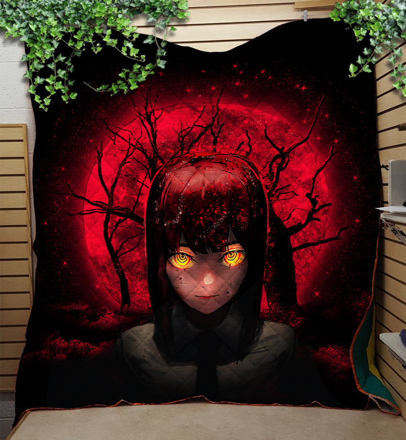 Makima Chainsaw Man Moonlight Quilt Blanket Nearkii