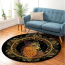 Mandala Fox Round Rug