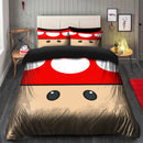 Mario Mushroom Red Bedding Set