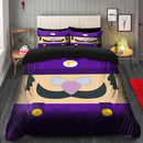 Mario Waluigi Purple Bedding Set