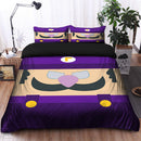 Mario Waluigi Purple Bedding Set