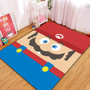 Mario Red Rectangular Area Rug