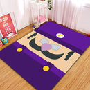 Mario Waluigi Purple Rectangular Area Rug