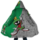 Marvin The Martian WB 2 Hooded Fleece Cloak Coat